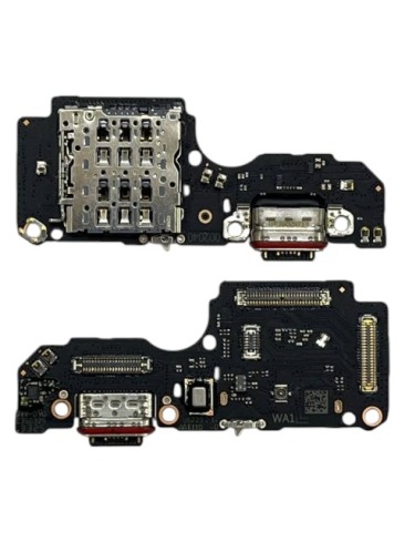 Шлейф плата для Realme C85 Pro (RMX5555) на системный разъем + разъем гарнитуры + микрофон ОЕМ