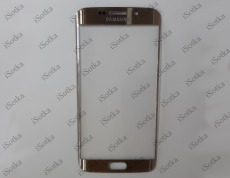 Стекло дисплея для Samsung G925F Galaxy S6 Edge (золотой)