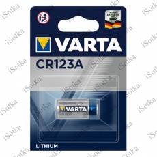 Элемент питания литий Varta CR123A
