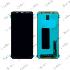 Дисплей для Samsung SM-J810F Galaxy J8 2018 GH97-22145A тачскрин черный OEM LCD