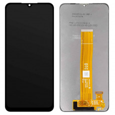 Дисплей для Samsung SM-A125F Galaxy A12 тачскрин черный OEM