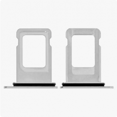 Держатель SIM-карты для iPhone XS Max с толкателем кнопки громкости и блокировки (белый)