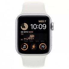 Часы Apple Watch SE 2022 44mm Silver Aluminium/White