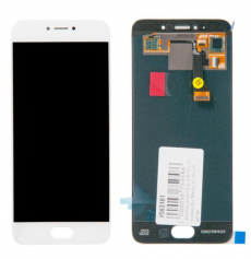 Дисплей для Meizu Pro 6 / Pro 6S тачскрин белый OEM LCD