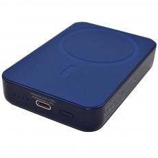 Внешний аккумулятор REMAX Magnetic RPP-65 (Type-C вход, 3A,15W,PD,MagSafe) 10000 МаЧ синий