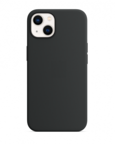Чехол для iPhone 13 mini MagSafe Silicone Case (закрытый низ) черный