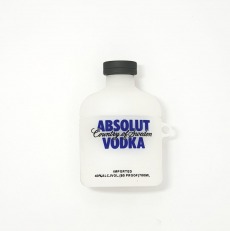 Чехол для AirPods 1/2 серия Vodka Absolut (белый)