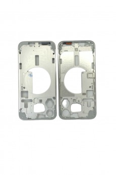 Средняя рамка (корпус) iPhone 15 Pro Max (белый титан) OEM