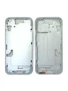 Средняя рамка (корпус) iPhone 15 (голубой) OEM