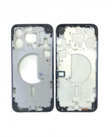 Средняя рамка (корпус) iPhone 15 Pro Max (синий титан) OEM