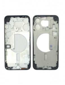 Средняя рамка (корпус) iPhone 15 Pro Max (черный титан) OEM