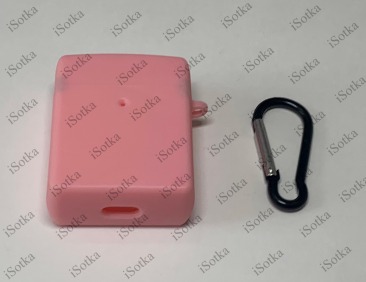 Чехол для AirPods 1/2 чемодан (розовый)