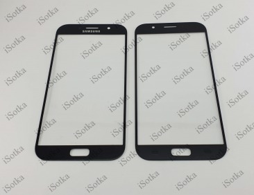 Стекло дисплея для Samsung SM-A520F Galaxy A5 (2017) (черный)