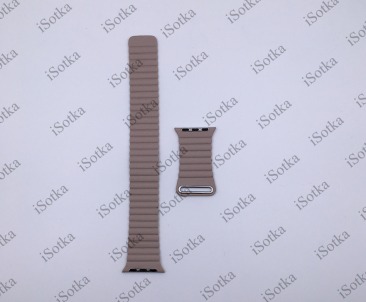 Ремешок Watch Series Leather Loop 38mm/40mm/41mm (бежевый)