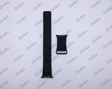 Ремешок Watch Series Leather Loop 38mm/40mm/41mm (черный)