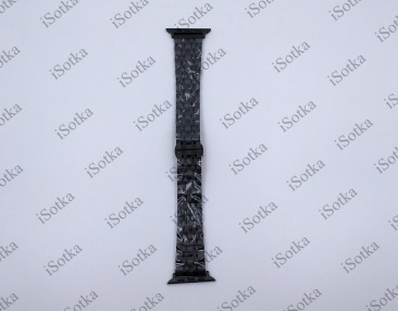 Ремешок метал Watch Series 42mm/44mm "Дуга" (черный)