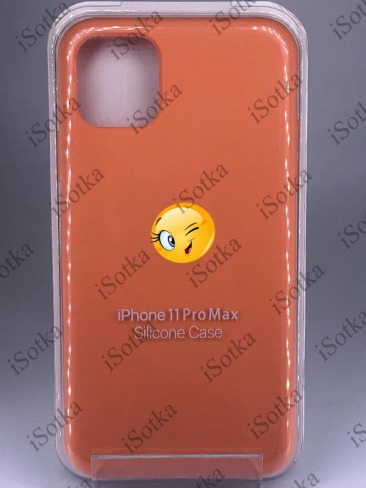 Чехол Apple iPhone 11 Pro Max Silicone Case №59 (оранжевый)