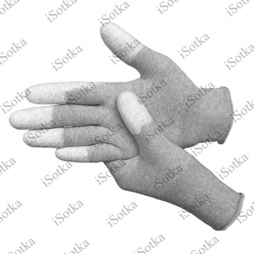 Перчатки антистатические (серый) (размер L)
