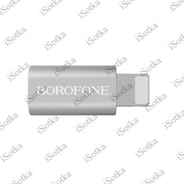 Переходник BOROFONE BV4 Apple Lightning 8-pin - Micro USB
