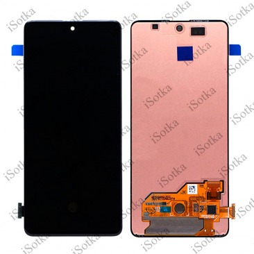 Дисплей для Samsung SM-A515F Galaxy A51 тачскрин черный OEM LCD