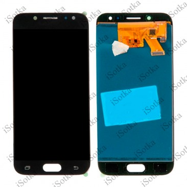 Дисплей для Samsung SM-J530F Galaxy J5 2017 тачскрин черный OEM LCD