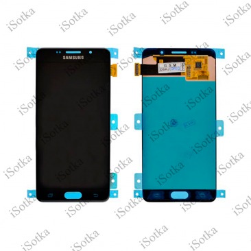 Дисплей для Samsung SM-A510F Galaxy A5 2016 тачскрин черный OEM LCD