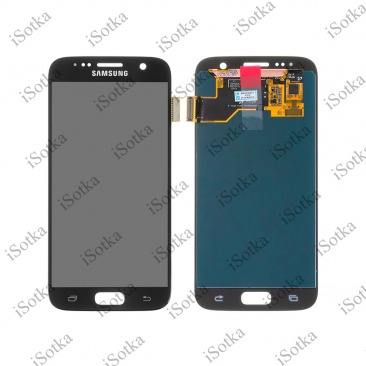 Дисплей для Samsung SM-G930F Galaxy S7 тачскрин черный OEM LCD