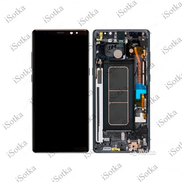 Дисплей для Samsung SM-N950F Galaxy Note 8 тачскрин в рамке черный OEM LCD