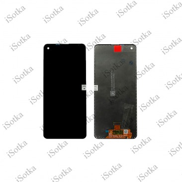 Дисплей для Samsung SM-A217F Galaxy A21s тачскрин черный OEM LCD