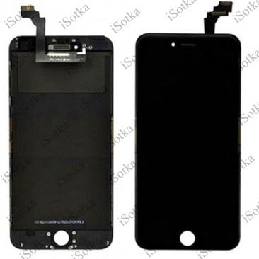 Дисплей для Apple iPhone 6S Plus + тачскрин с рамкой черный (LCD оригинал/Замененное стекло)