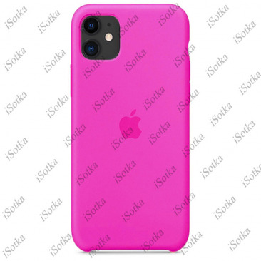 Чехол Apple iPhone 11 Leather Case (розовый)