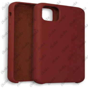 Чехол Apple iPhone 11 Pro Max Leather Case (коричневый)