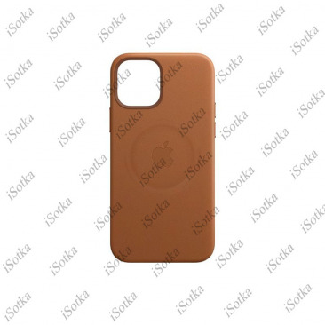 Чехол Apple iPhone 11 Pro Leather Case (коричневый)