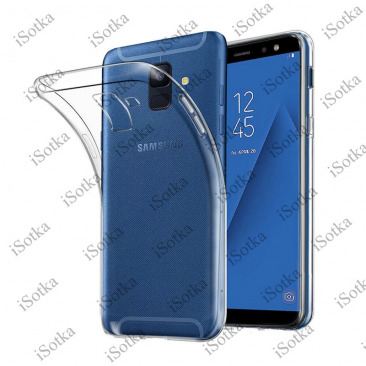 Чехол Samsung  Galaxy A6s силикон ультротонкий