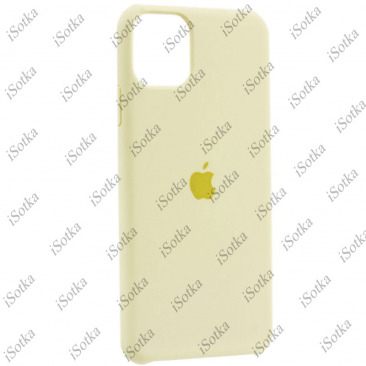 Чехол Apple iPhone 11 Silicone Case (бежевый)