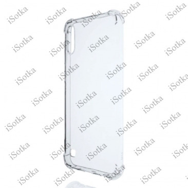 Чехол Samsung A105F/M105F Galaxy A10/M10 (прозрачный) силиконовый с усиленными углами