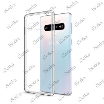Чехол Samsung G973 Galaxy S10 силикон (прозрачный)