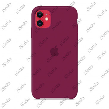 Чехол Apple iPhone 12 / 12 Pro Silicone Case (пурпурный)
