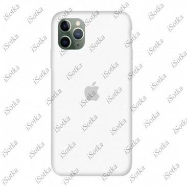 Чехол для iPhone 12 / 12 Pro Silicone Case (белый)