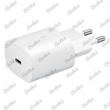 СЗУ Samsung USB Type-C Power Delivery 25W Белый (EP-TA800) (копия)