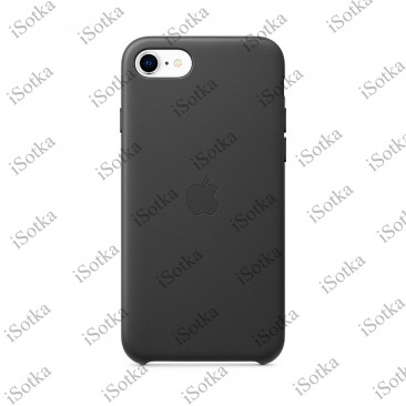 Чехол Apple iPhone 7 / 8 / SE (2020) Leather Case (серый)