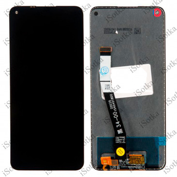Дисплей для Xiaomi Redmi Note 9 Redmi 10x тачскрин черный