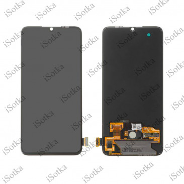Дисплей для Xiaomi Mi 9 Lite тачскрин черный OEM LCD