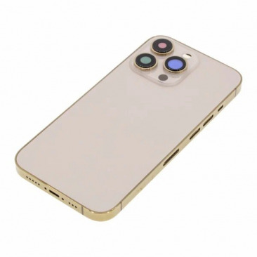 Корпус для iPhone 13 Pro (Ростест) (золотой) OEM