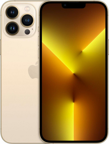 Корпус для iPhone 13 Pro Max (Ростест) (золотой) OEM