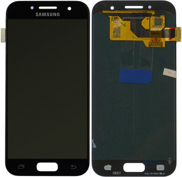 Дисплей для Samsung SM-A315F Galaxy A31 в рамке тачскрин черный OEM LCD
