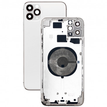 Корпус для iPhone 11 Pro Max (Ростест) (белый) OEM