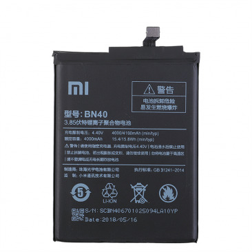 Аккумулятор для Xiaomi Redmi 4 Pro (BN40) OEM