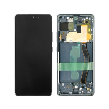 Дисплей для Samsung SM-G780F Galaxy S20 FE в рамке тачскрин черный OEM