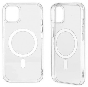 Чехол Apple iPhone 14 Clear Case MagSafe (прозрачный)
